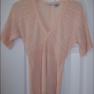 Guinevere Anthropologie Pink Top